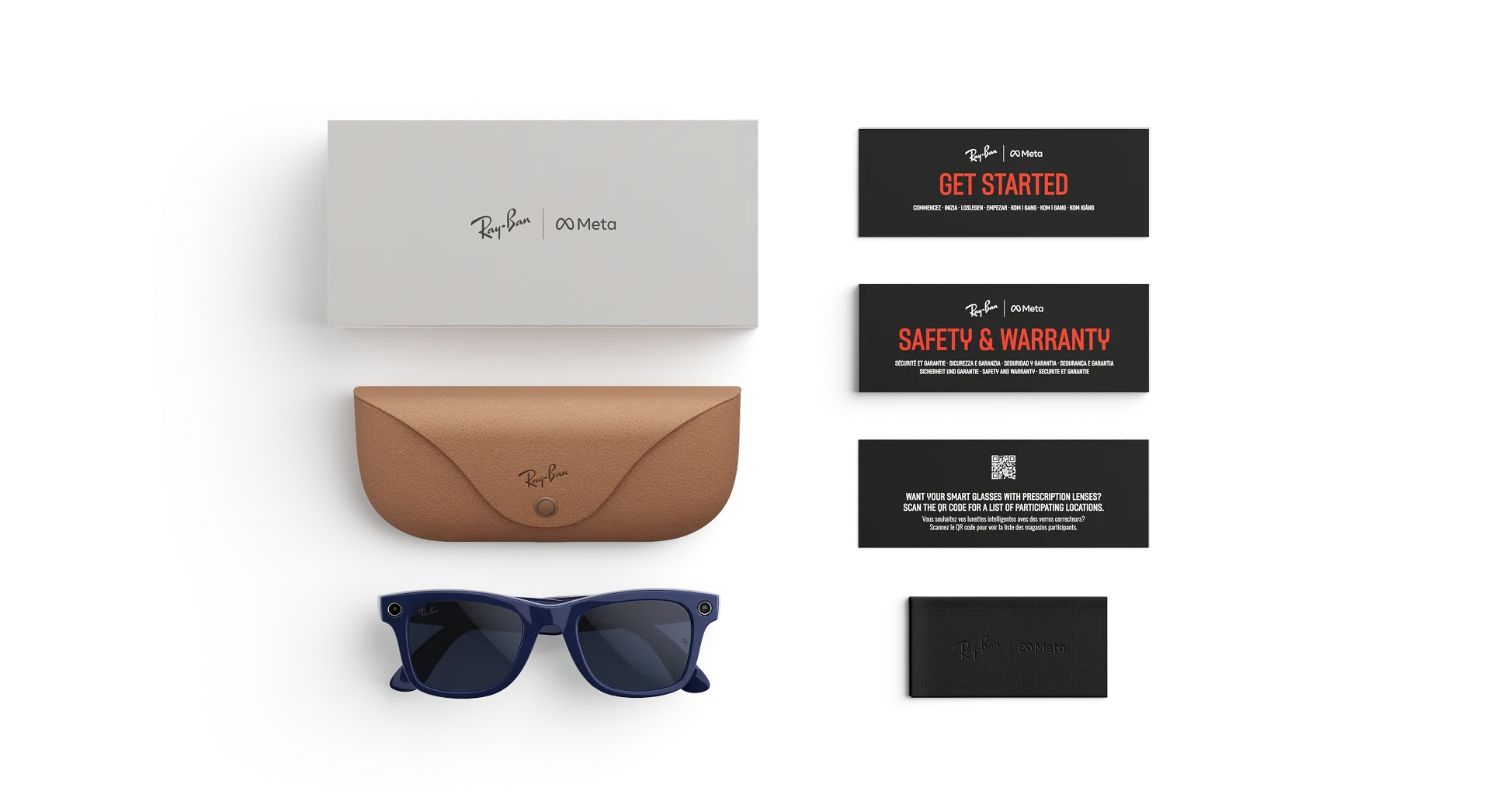 RAYBAN WAYFARER META RW4012 GENERAZIONE 2 TRANSITION ZAFFIRO